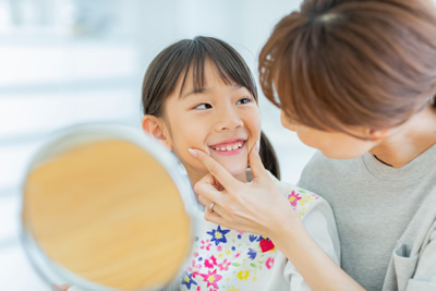 親子歯並び