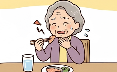 食事中にムセる